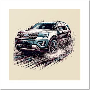 Ford Explorer Posters and Art